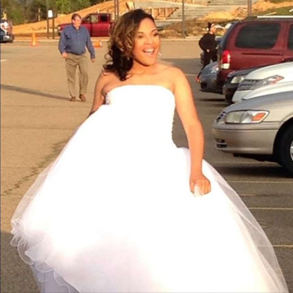 White Cinderella Prom/Evening Gown